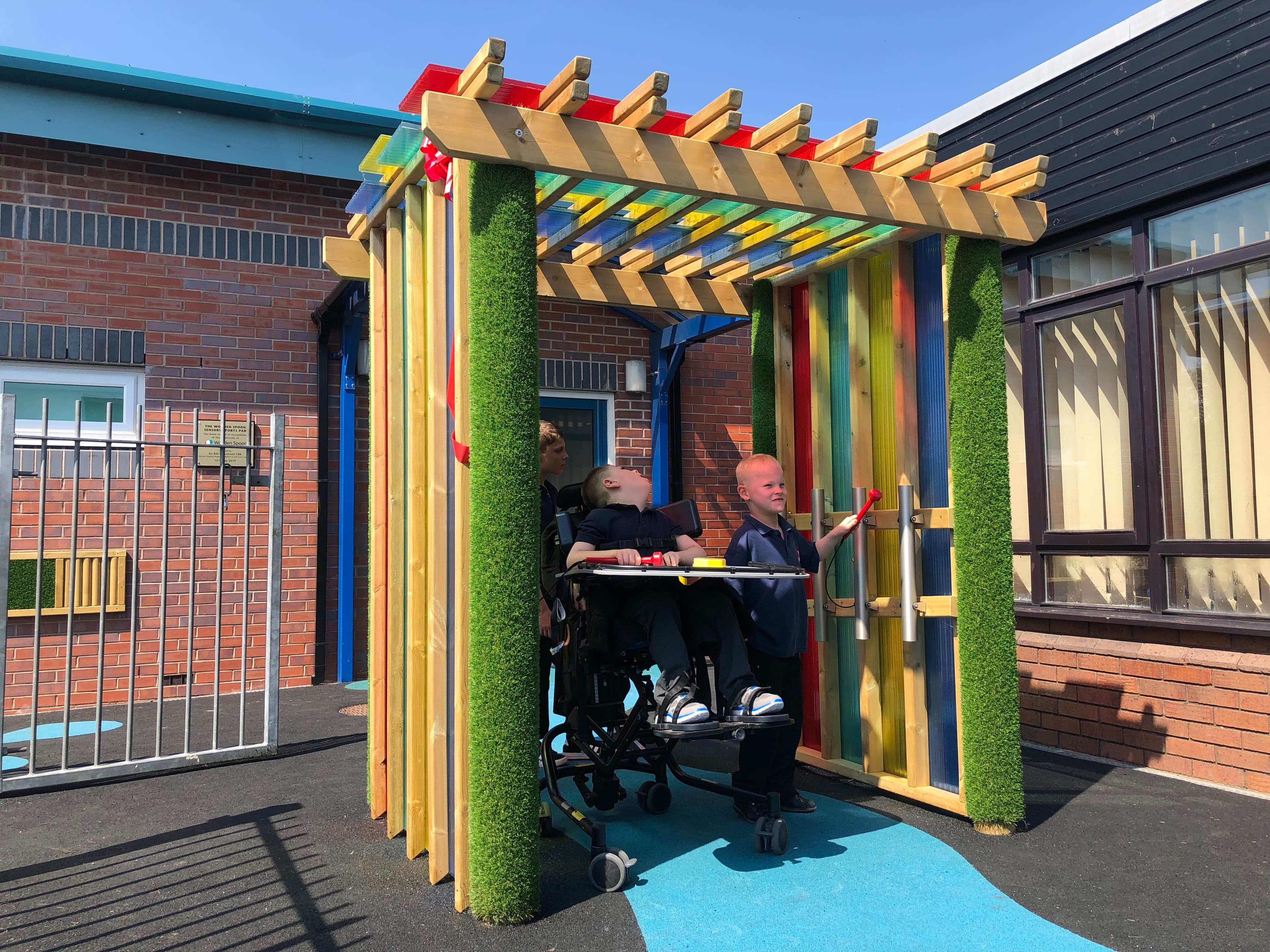 Image of a sensory room with a variety of sensory equipment