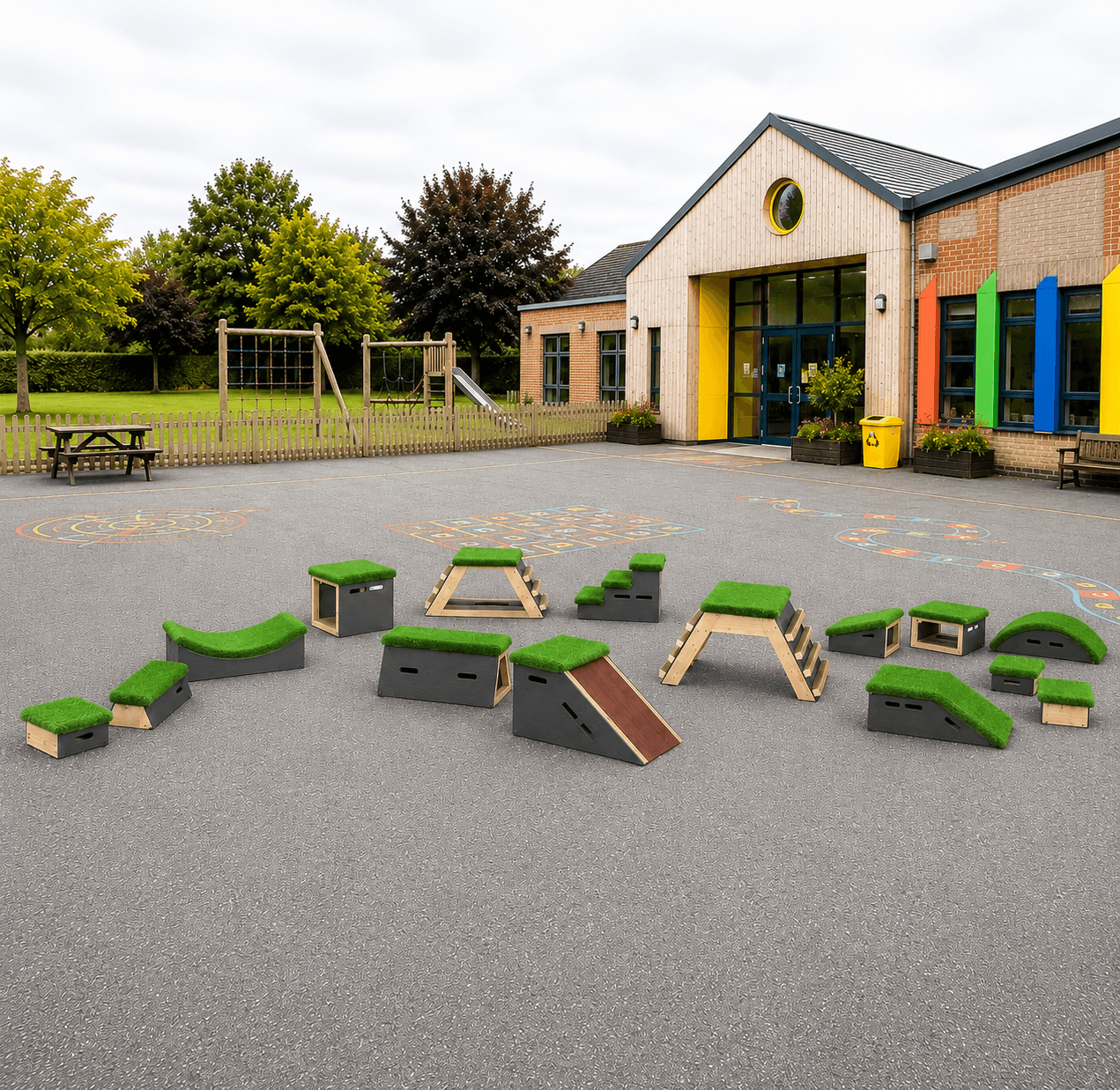 Get Set, Go! Blocks - The Cheviot Set (15 Pieces)