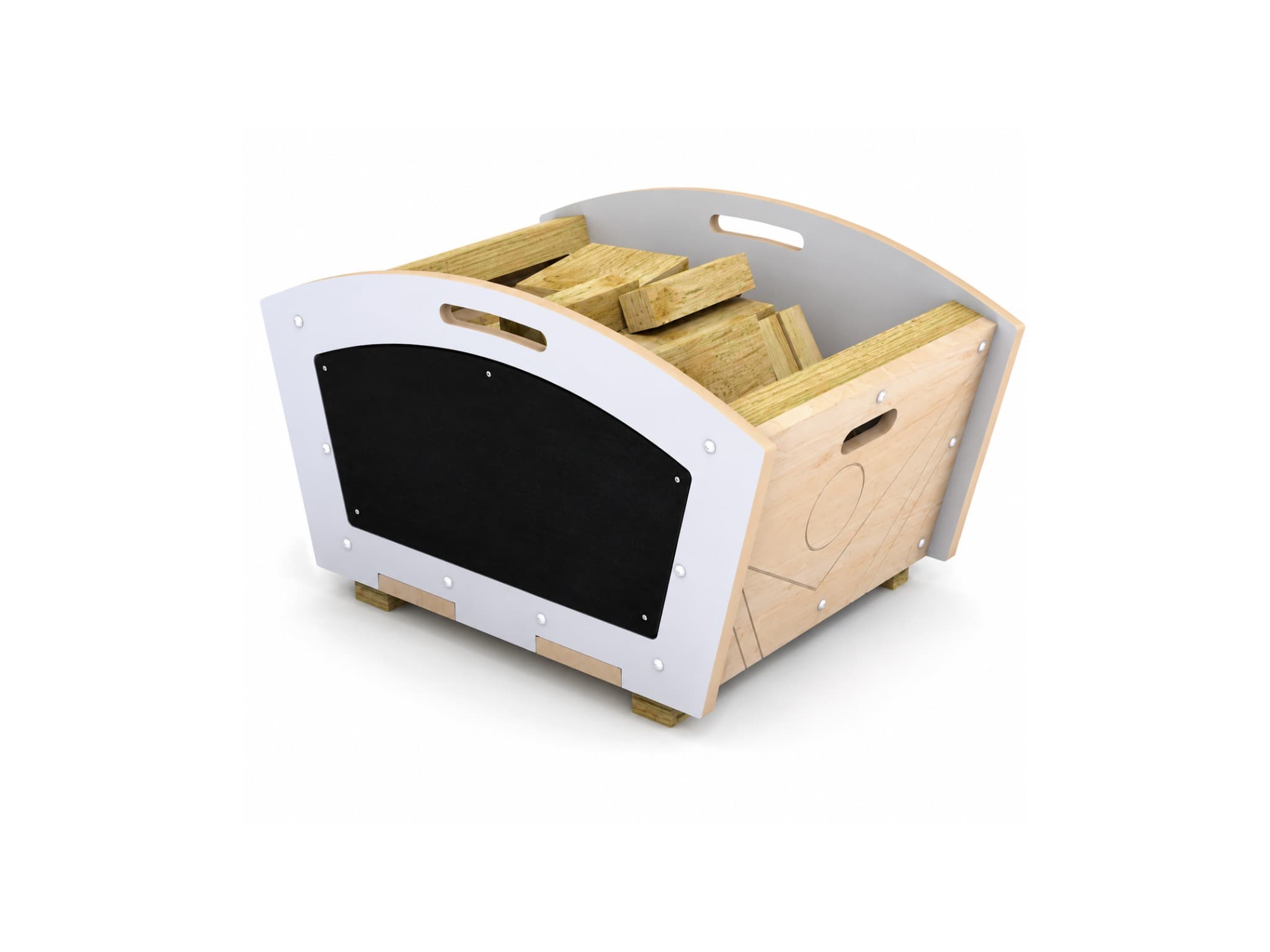 Mini Construction Skip with Play Blocks
