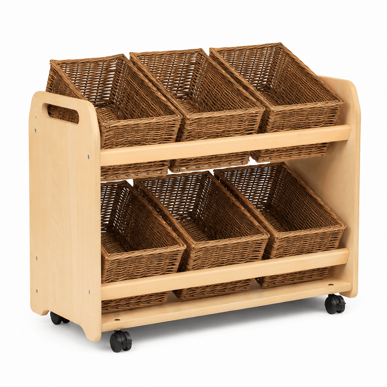 Tilt Tote Storage with 6 Baskets