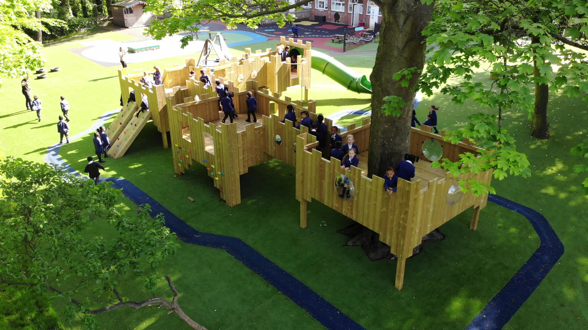 Create an exciting Active Play environment with our bespoke treehouses!