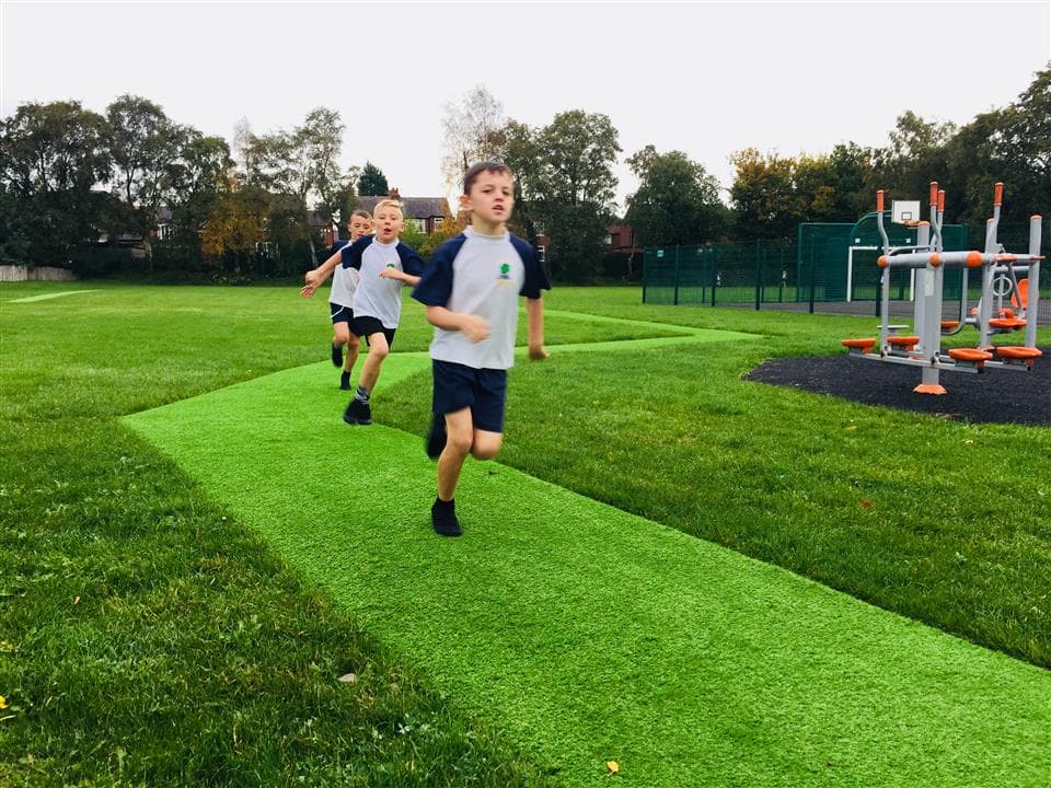 Encourage health and fitness at your school to allow children to run a mile every day.