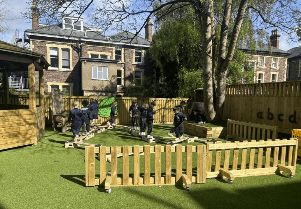 Create safe and secure playground areas