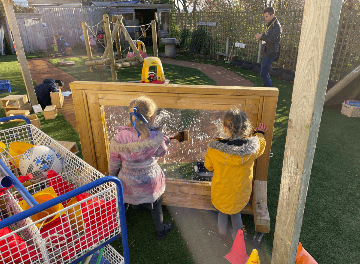 Define spaces for different types of play