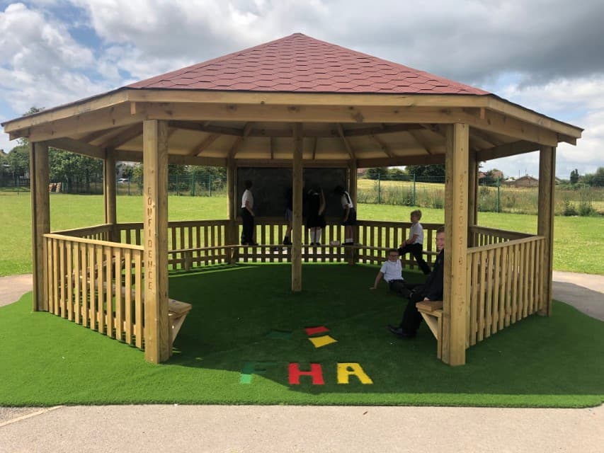 Spacious seating for up to 70 children