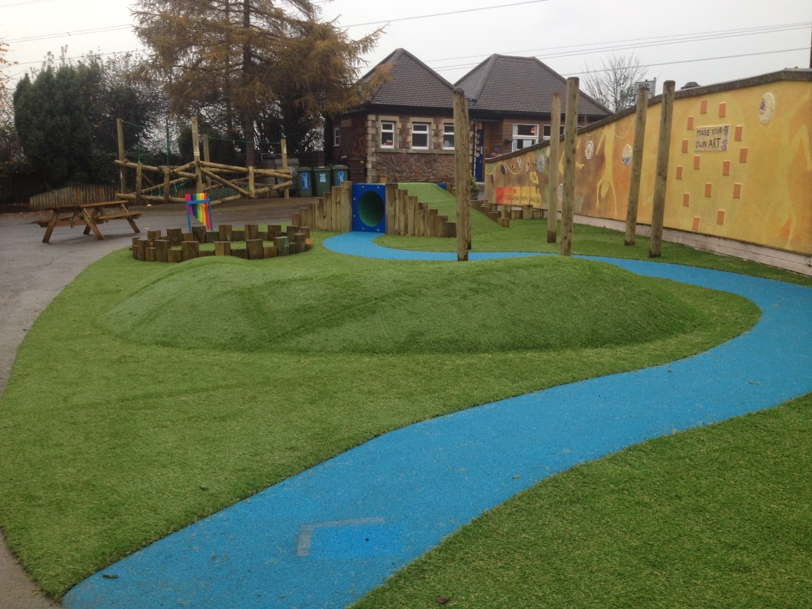 Transform outdoor spaces for learning and play