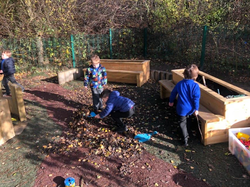 Natural looking finish for school, nursery and commercial playgrounds