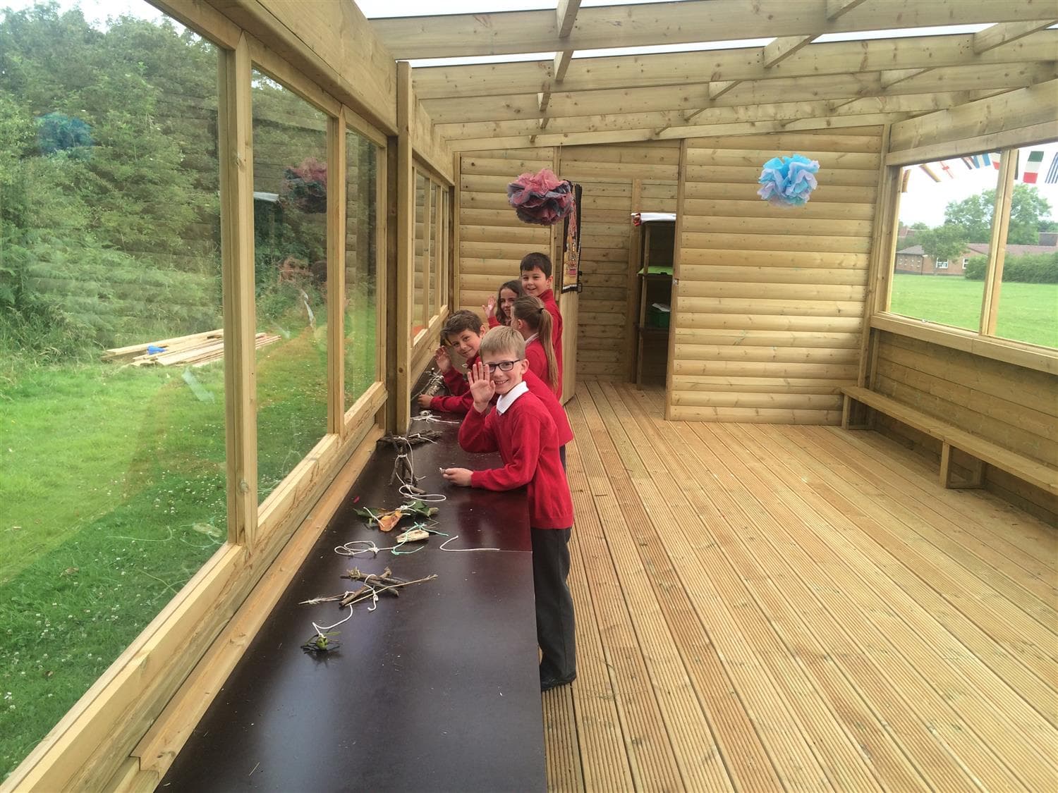Insultated and double-glazed for comfort