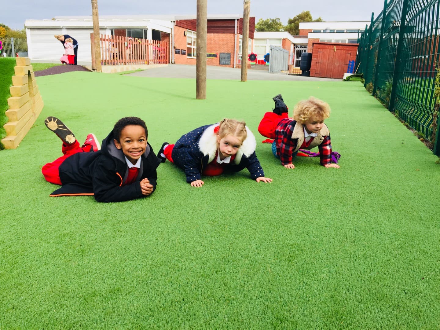 Soft, durable surfacing for busy playgrounds