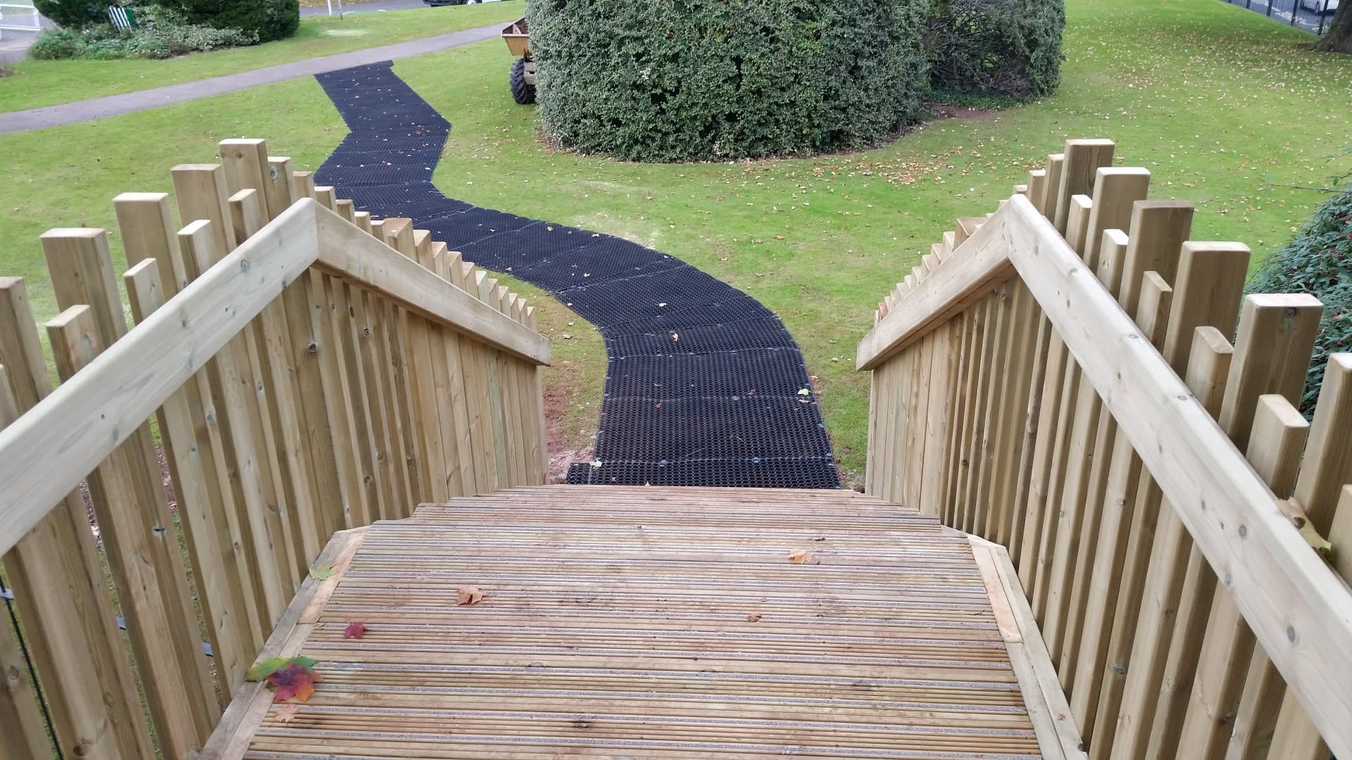We can create pathways through areas which can be affected by bad weather