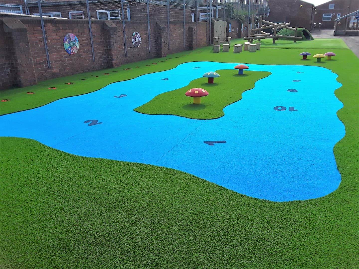 Our Funturf creates a bright and vibrant EYFS playground