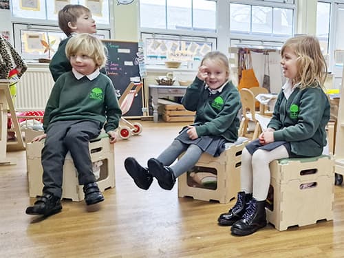 Make your classroom adaptable and future-proof, with our wipe-clean Stack and Sit Stools