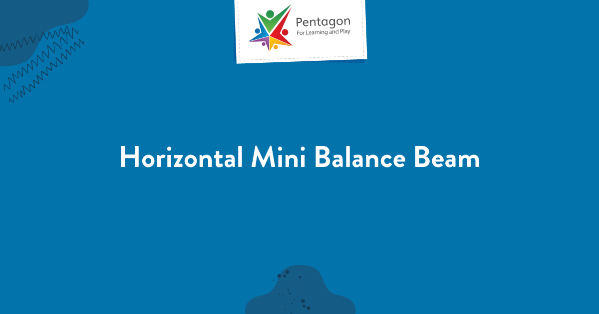 Horizontal Mini Balance Beam | Pentagon Play