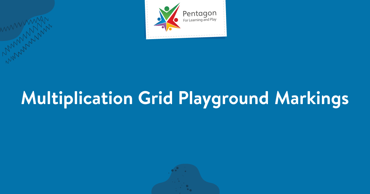 Multiplication Grid Playground Markings | Pentagon Play
