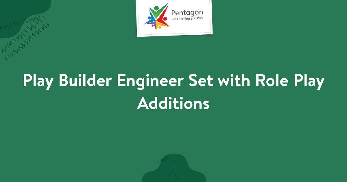 Play Builder Engineer Set with Role Play Additions | Pentagon Play