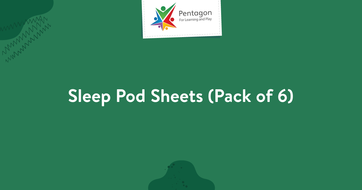 Sleep Pod Sheets (Pack of 6) | Pentagon Play