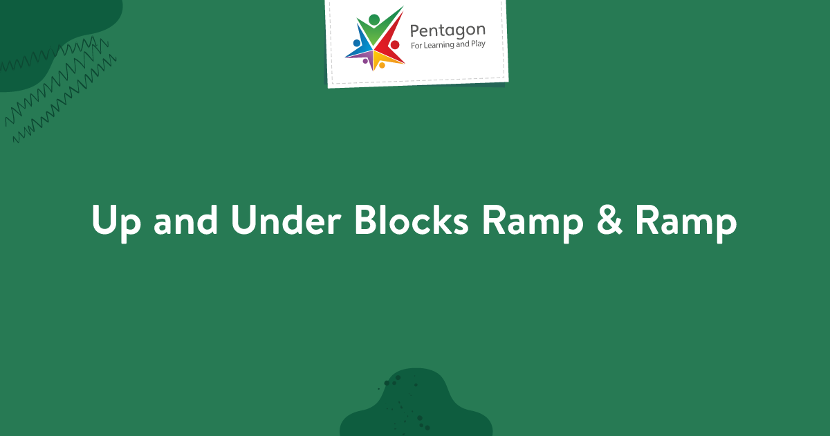 Up and Under Blocks Ramp & Ramp | Pentagon Play