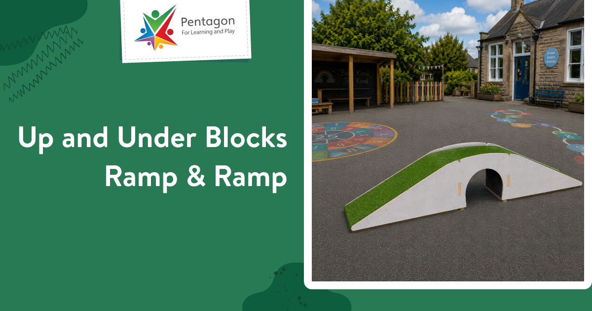 Under Ramp Activity Space Up and Under Blocks Ramp & Ramp | Pentagon Play